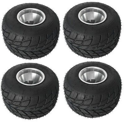 4pc 5'' inch 3 Stud Wheels 11x7.10-5 Rear Tire Rims for Racing Cart Go Kart Drift