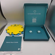 Fluent Pet Tester Kit 2 Sound Buttons 2 Hextiles Talking Dog Cat FluentPet 