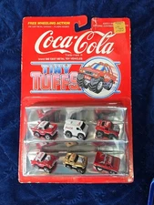 VTG Coca Cola Tiny Tuffs Die Cast Vehicles Set Of 6 1979 Coke Hartoy NEW ON CARD