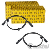 2X Hella ABS-SENSOR Raddrehzahl Hinten Passend FüR Renault Clio Modus