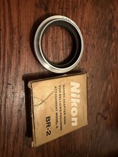 GENUINE NIKON BR-2 MACRO ADAPTER RING BELLOWS FOCUSING ATTACHMENT MODEL 2