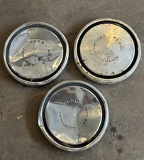 Vintage 1968-1973 Ford Motor Company 10.5 Dog Dish Hubcaps Poverty Caps Lot 3