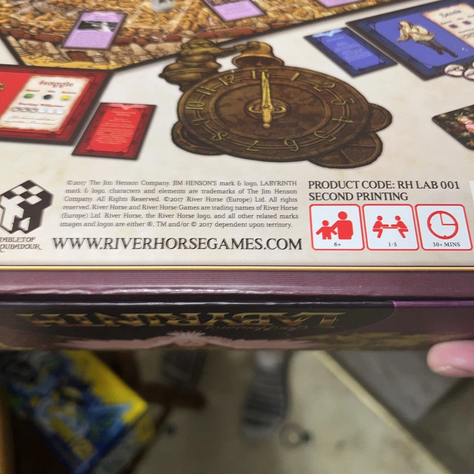 Jim Henson's 2017 Labyrinth The Board Game - Completo River Horse ALC Studio Foto 3 de 4