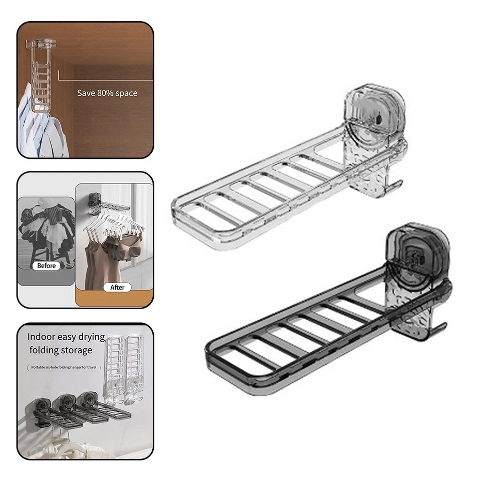 Saugnapf montierter Wäscheständer für effektive Raumnutzung