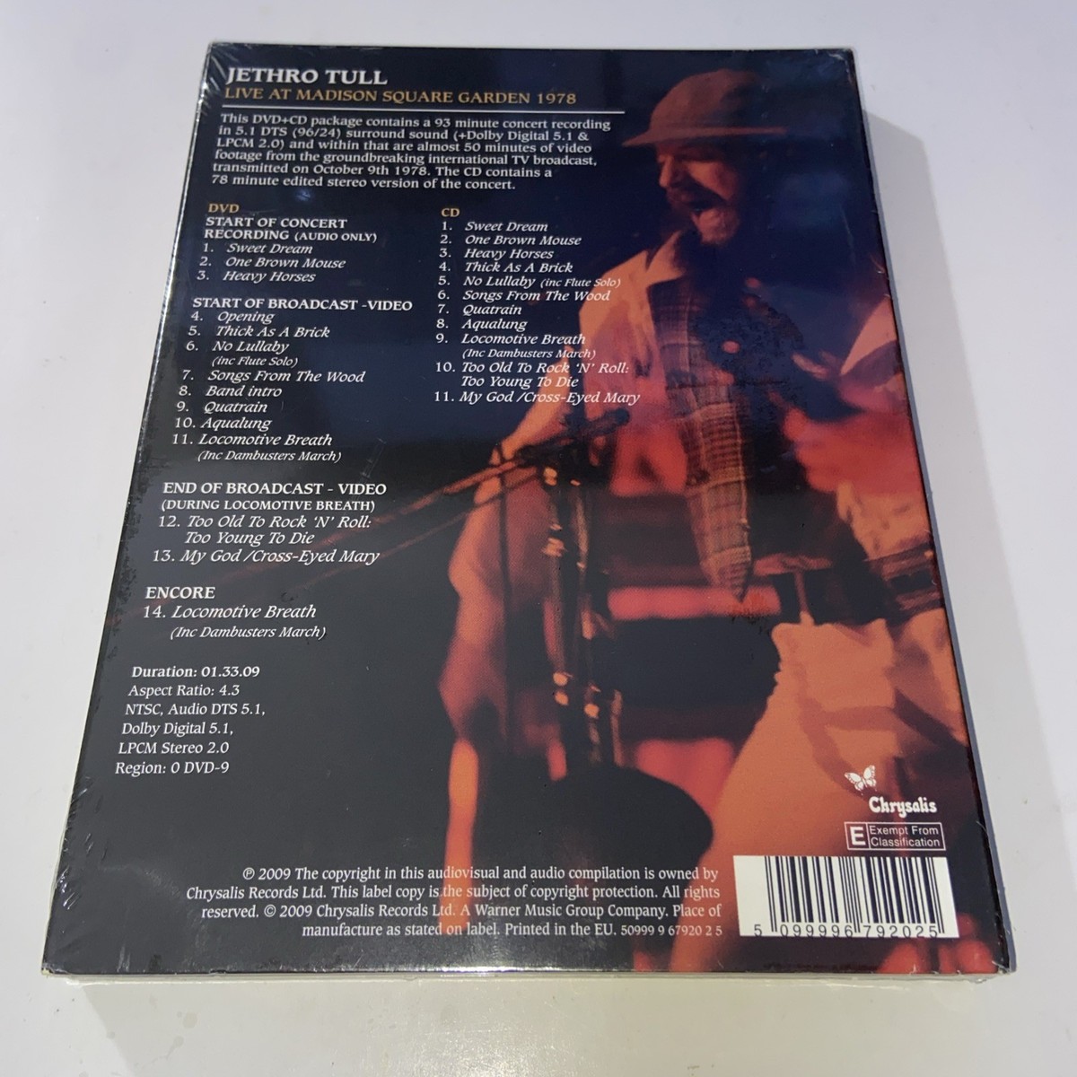Live at Madison Square Garden [Video] by Jethro Tull (CD
