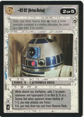 Star Wars CCG Decipher R2-D2 A New Hope Rare NM/EX Englisch