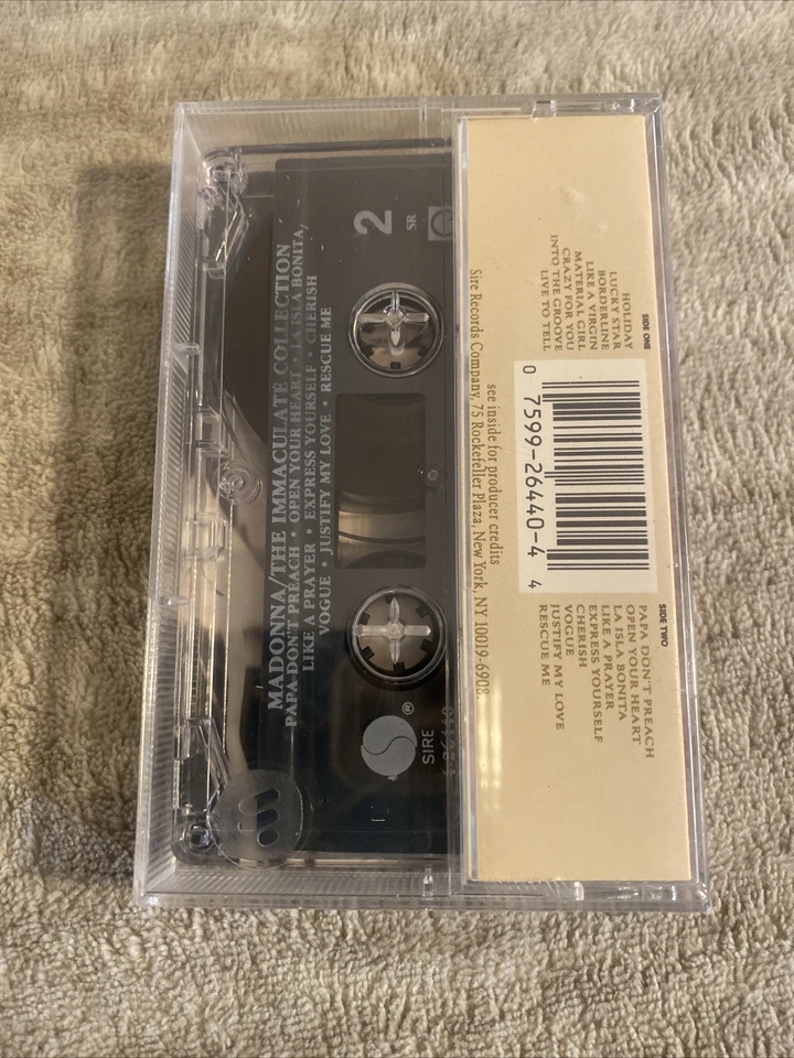Madonna- The Immaculate Collection Cassette Tape SEALED Columbia House Club NEW! - Image 2 of 4