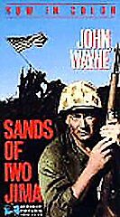 Sands of Iwo Jima (VHS, 1994, Colorized)