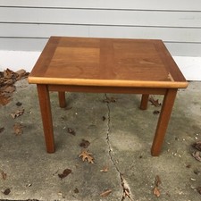 ABJ Mobler Danish Teak Wood Side  Table Made in Denmark VTG 70’s MCM