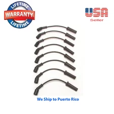 Spark Plug Wire Set 8 Wires Fits: Isuzu Hummer GMC Chevrolet Cadillac 