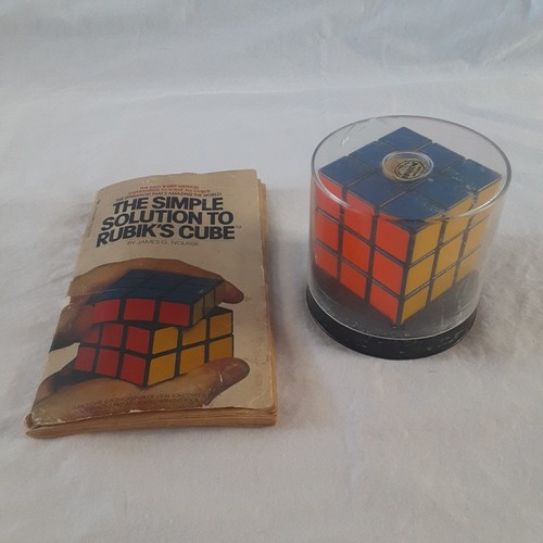VINTAGE RUBIK'S CUBE KINGSTONE ORIG. CASE PUZZLE SOLUTIONS INSTRUCTION BOOK