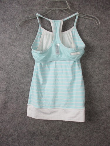 Lot of 2 Ivivva Tank Top Girl 10 Teal Purple Racerback Double Dutch Built In Bra - Picture 11 of 23