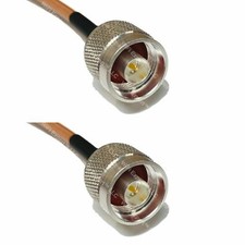 400 x 18inch RG142 M17 N Male to N Male Silver coated RF Coax Lab Cable US