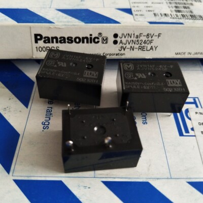 JVN1AF-6V-F Power Relay 16A 250VAC 4 Pins same as HF7520-006-1H x 10pcs
