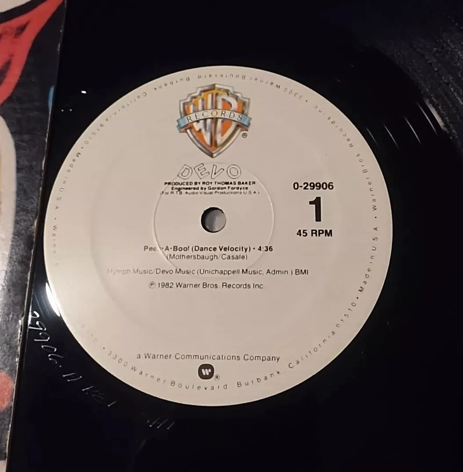 2x Devo Vinyl Record Album LOT- Peek-A-Boo PROMO EP *45rpm +Live Mini LP *33 rpm Foto 3 de 4