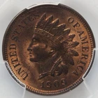 Indian Head Cent 1909 PCGS MS-63 Red and Brown!!! Lots of Red! Attractive Coin!
