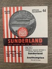 Div 1 Sunderland v Southampton 30.11.1963