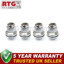4x Wheel Nuts For Toyota MR2 Mk3 2000-2006 (Alloy Wheels) Silver