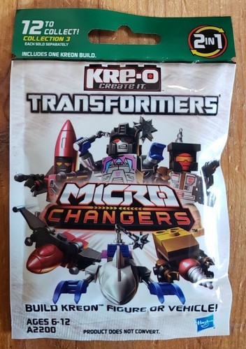 4x Kre-O Transformers Micro Changers Collection 1, 2, 3 &4 Blind Bags (Set of 4) - Picture 4 of 5
