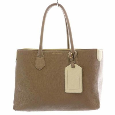 ADMJ Accessoires De Mademoiselle Tote Bag Handbag Leather A4 