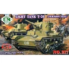 UMT 217 Plastic model kit tank Scale 1:72 T-26 Soviet light tank