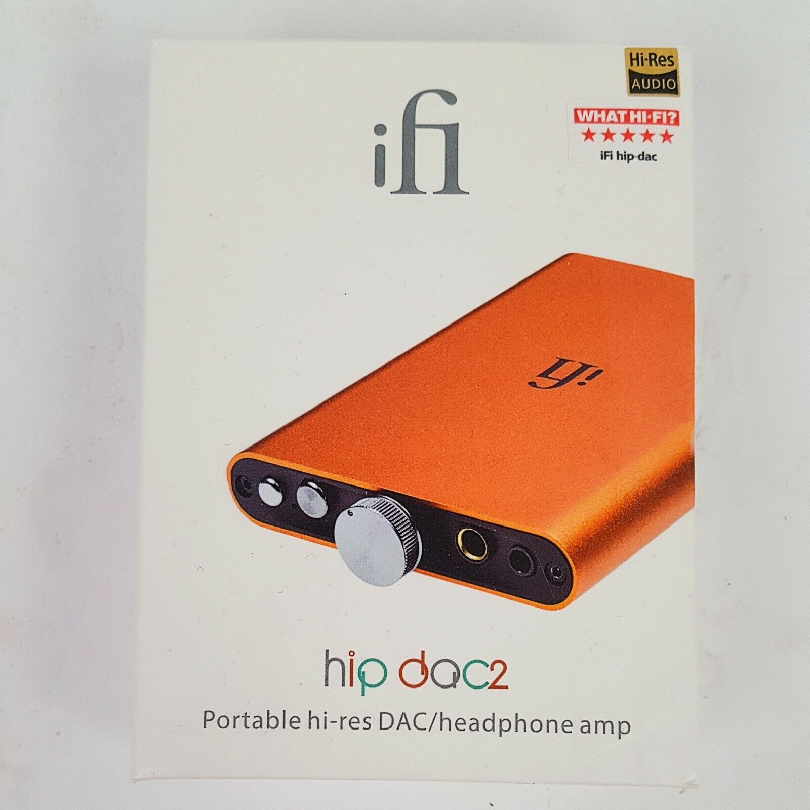 iFi Audio hip-dac2 (Orange) - Portable USB DAC & headphone amplifier (OPEN BOX)