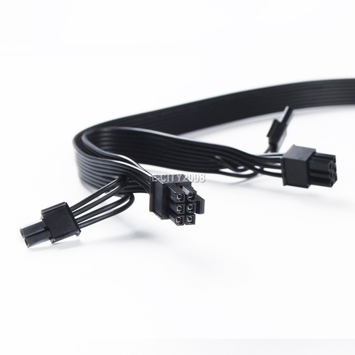 8 Pin to Dual 8P(6+2) PCI-e GPU Cable for EVGA Silverstone Modular Power Supply - 第 5/12 張圖片