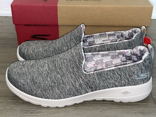 Skechers Go Walk Joy Bella Yorkie Sneaker Shoes Gray Women’s Size 9 Wide NEW