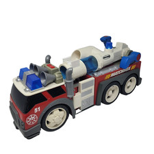 Vintage 2001 Large Matchbox Fire Truck Lightssounds Mattel 21 Testedworks