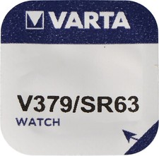 10 x VARTA Watch V 379 watch cell button cell SR 521 SW V379 watch battery 1 BL