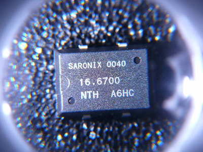 SARONIX CRYSTAL OSCILLATOR CLOCK 16.67MHz CMOS OUTPUT 100ppm SMD **NEW** Qty.1