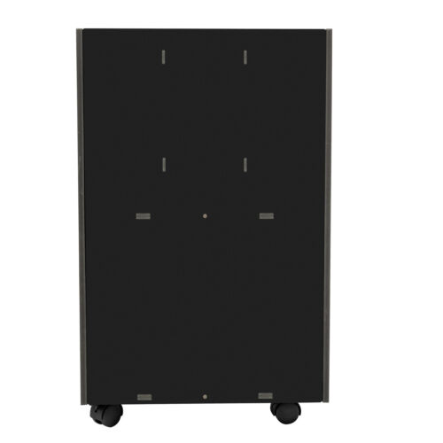 Mobile File Organizer w/Lock Under Desk Rolling File Cabinets Wood File Holder - Picture 19 of 21