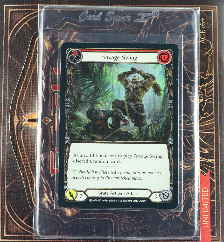 【Flesh and Blood】In the Swing カード Reckless Swing Non Foil Welcome To Rathe Flesh and Blood | eBay