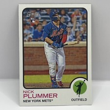 2022 Topps Heritage High Number Baseball Nick Plummer Base #624 New York Mets