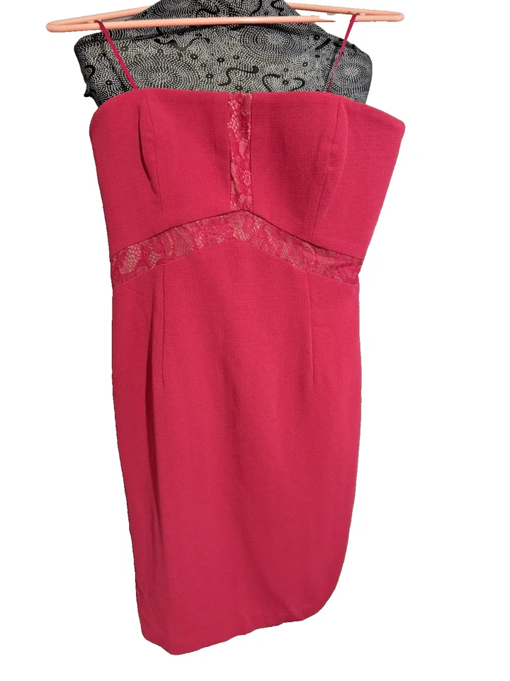 Vestido de encaje sin tirantes Max and Cleo Jenn talla 4 nuevo sin etiquetas Foto 3 de 4