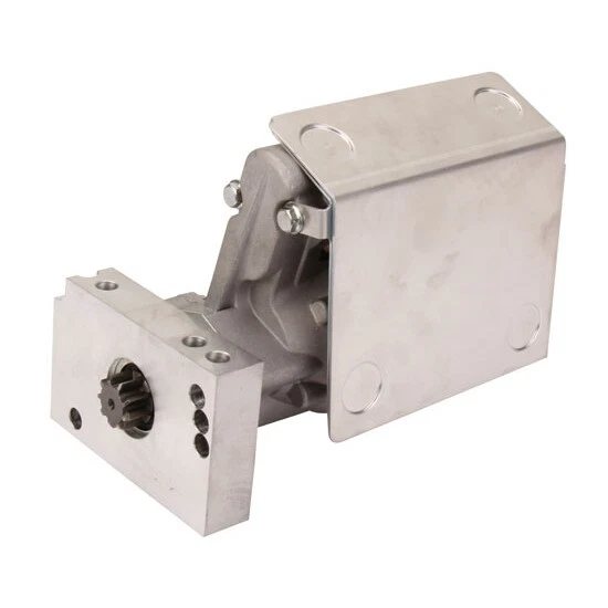 Speedway Motors Plain Aluminum SBC Chevy Compact Mini Starter Heat Shield/Cover - Image 4 of 4