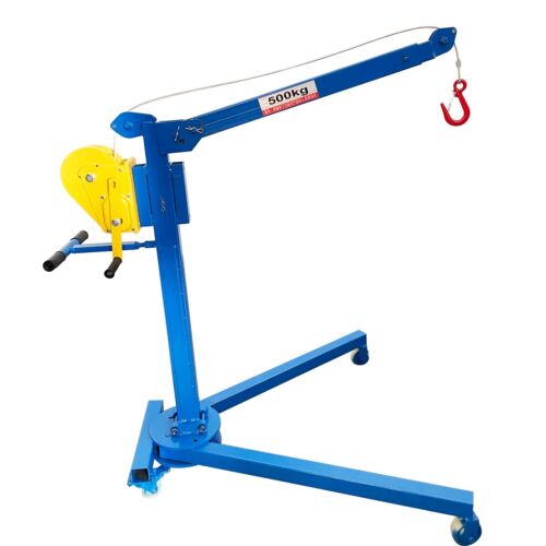 Portable Folding Hand Crane 1100LBS Manual Lifting Hoist - Picture 19 of 24
