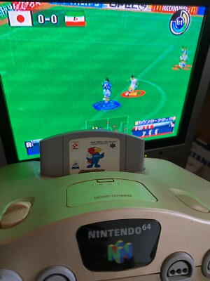 「任天堂64ソフト「ワールドカップフランス'98」動作品1個の出品です。 任天堂64ソフト「ワールドカップフランス´98」動作品1個の出品です。