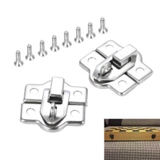 2/10/20Pcs Mini Retro Box Latch Clasps Jewelry Case Toggle Type Silver Practical