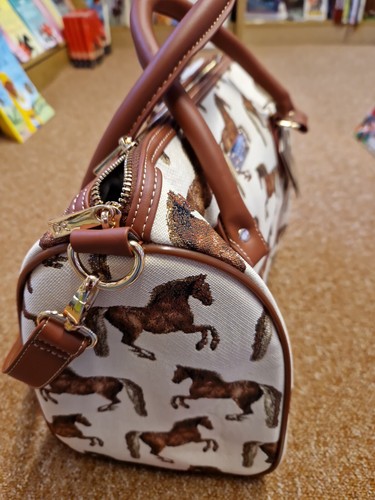 Signare travel bag weekend overnight bag Whistlejacket horse print large handbag - Picture 3 of 6