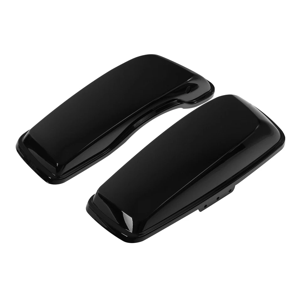 Tapas de alforja aptas para Harley 2014-2024 Electra Glide Ultra Limited negro vivo Foto 3 de 4