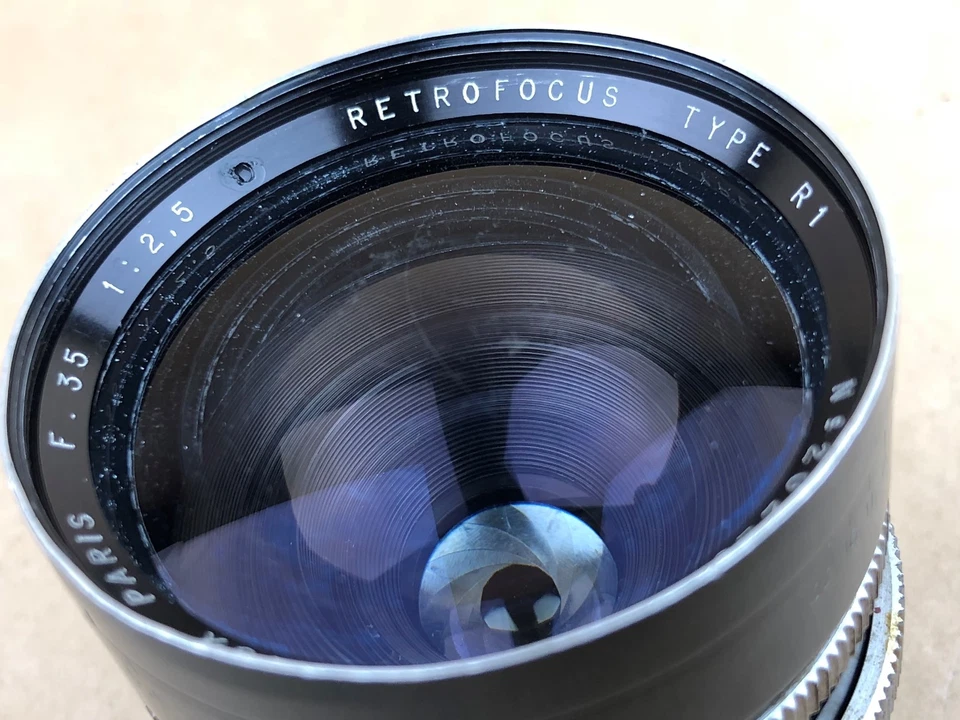 P. Angenieux 35mm F/2.5 Retrofocus Type R1 Paris Exakta Mount Lens #202237 - Image 2 of 4