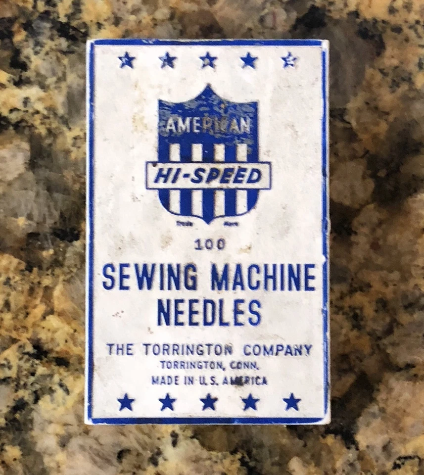 Agujas para máquina de coser americana de alta velocidad de la década de 1950 2,5 X 1 nuevas de stock Foto 2 de 3