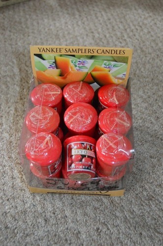 Set of 18 Yankee Candle Juicy Cherry Votives / New Never Been Used