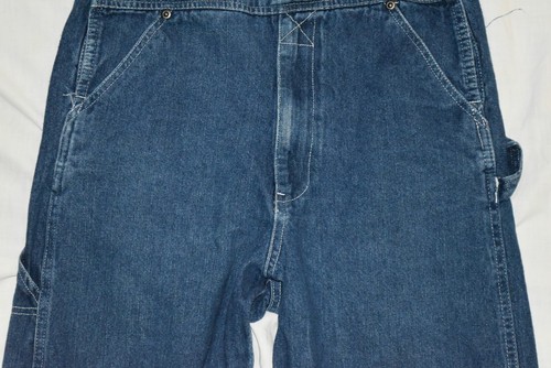 Boys Girls 14 KEY CARPENTER Blue Denim BIB OVERALLS Work Farm 100% Cotton EUC - Picture 3 of 11