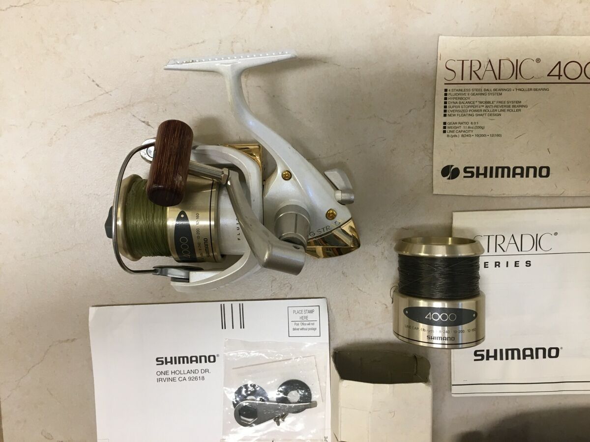 Shimano Stradic 4000FG Spinning Reel, Fluid Driver II, Super Shimano Stradic 4000FG Spinning Reel, Fluid Driver II, Super