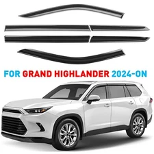 Rain Guards Vent Visors Shade for 2024-2026 Toyota Grand Highlander
