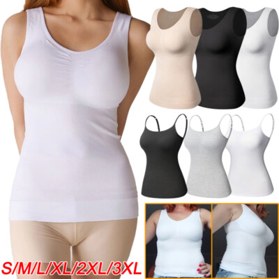 Damen Bauchkontrolle Shaper Weste Cami Camisole Tanktop Shapewear Figurformende