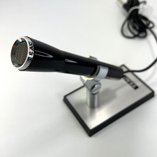 Teac Mc-106 Vintage Dynamic Microphone With Tabletop Stand - Tested
