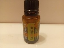 doTERRA Essential Oil, Lemongrass, 1/3 Full, Opened, 15 ml Bottle, Exp 10/23